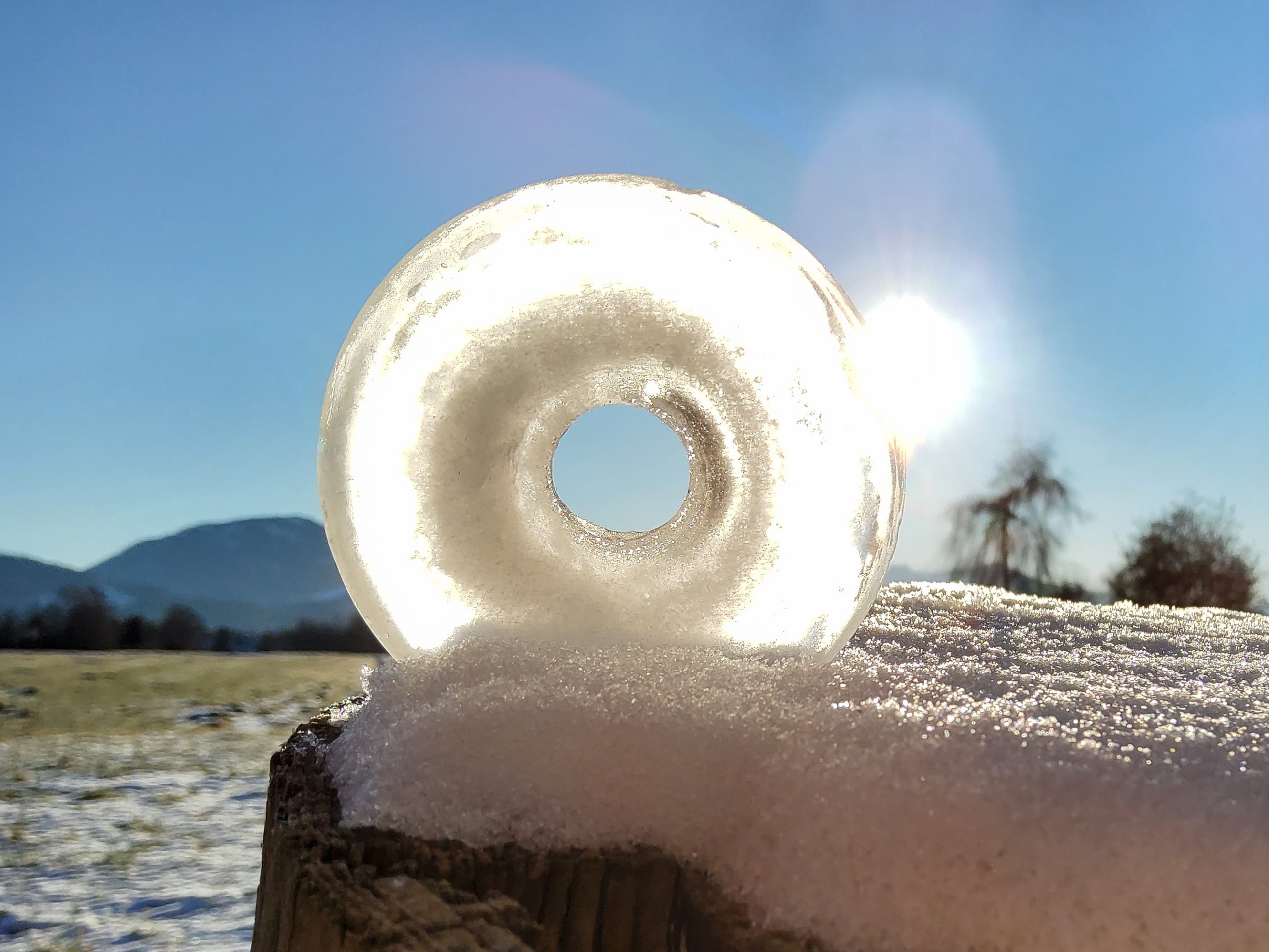 landart in the winter